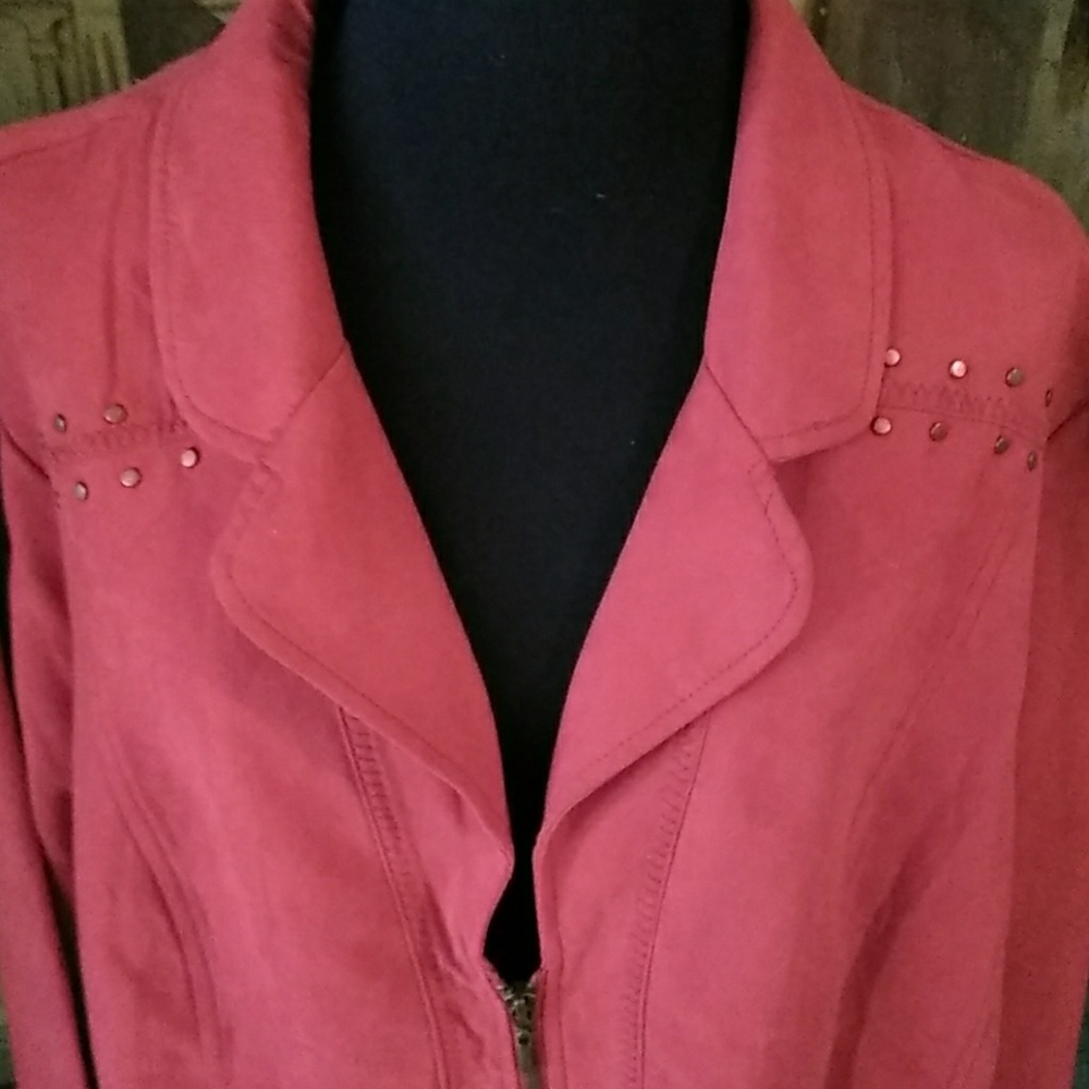 Bright Red Jacket - Picture 2 of 7